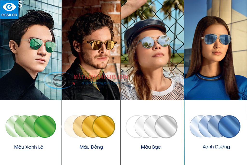 Tròng kính Đổi Màu 1.50 Essilor Trasitions Gen8™ Style Mirrors - Hover